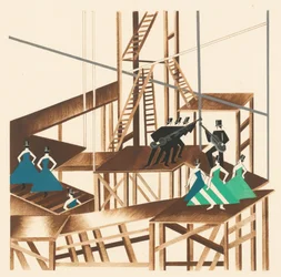 Scenic design from the portfolio Décors de Théâtre