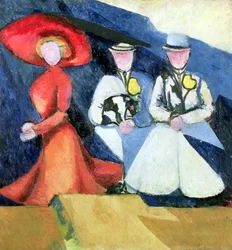 Three Female Figures