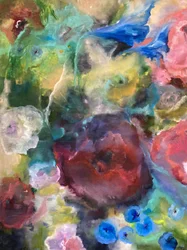 Vibrant Abstract Blooms