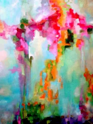 Vibrant Abstract Garden
