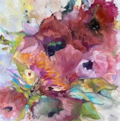 Vibrant Floral Impression