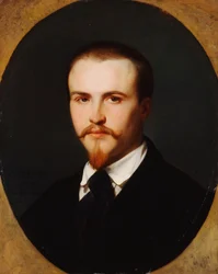 A Self-Portrait, bust length, 1847