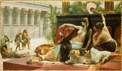 Cleopatra Testing Poison on Condemned Slaves