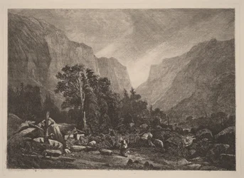 Couple by a Ruined House