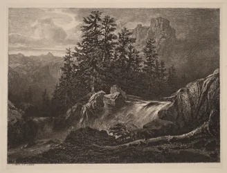 Mountain Waterfall