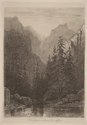 View in the Alps