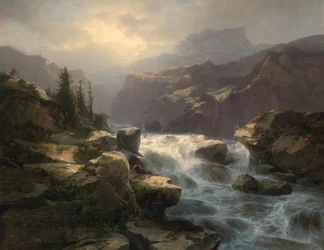 Handeck Waterfall at Grimsel