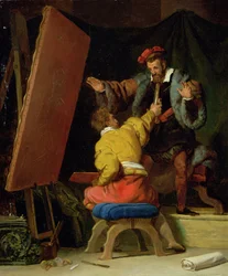 Aretino in the Studio of Tintoretto