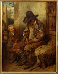 A Beggar Counting His Take