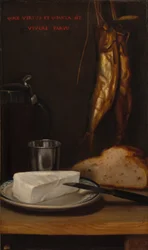 Still Life with Herring, Bread, and Cheese