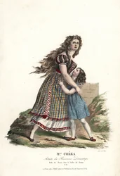Ballerina Miss Marie Cheza as Jenny in the ballet-pantomime Jenny