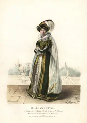 Marie Dorval as Queen Elisabeth in Le Chateau de Kenilworth