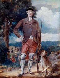 Portrait of Charles-Philippe of France, Count of Artois, Future Charles X, in Hunter