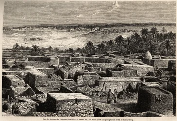 View of the terraces of Tougourt (Oued Rir)