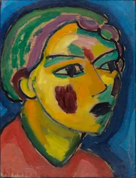 Poet Mystical head, 1917