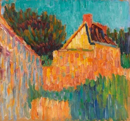 Small house before the bushes, 1906