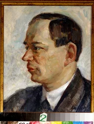Portrait of composer Vissarion Shebalin (1902-1963)