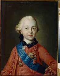 Portrait of Grand Duke Pavel Petrovich as a Child