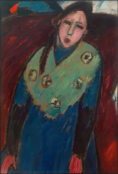 Girl with Green Stole
