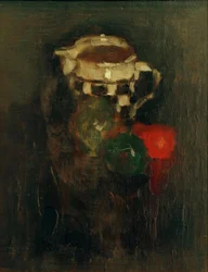 Milk Jug with Apples