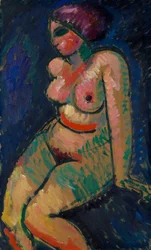 Seated Female Nude