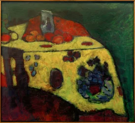 Still Life with Yellow Cloth