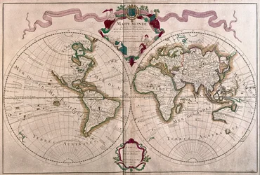 The world, by A.H. Jaillot in 