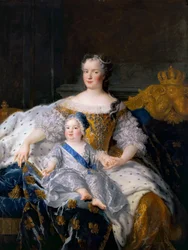 Marie Leszczynska with Louis, Dauphin of France