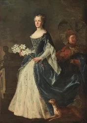 Portrait of Marie Leszczynska, Queen of France