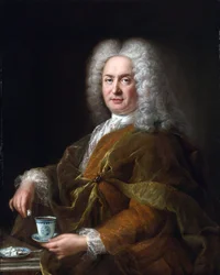 Portrait of a Gentleman Holding a Cup of Chocolate