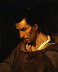 A madman with delusions of piety dressed as a friar