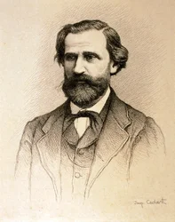 Portrait of Giuseppe Fortunino Francesco Verdi