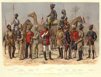 The Madras Army, and Troops under the Government of India