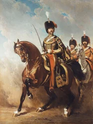 A Portrait of General Fleury on Horseback