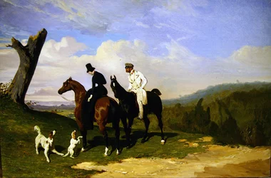 A Pause Out Riding with the Dogs