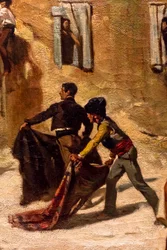 Fight of Novillos (Detail)