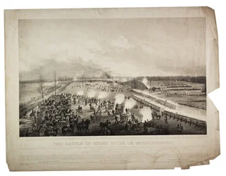 The Battle for Stone River or Murfreesboro, 1863