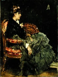 Seated Lady with a Fan