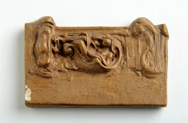 Maquette for a Panel with a Seated Figure