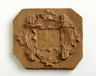 Maquette for an Octagonal Plaque (gilded plaster)