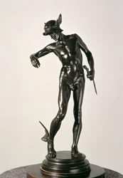 Perseus Arming, cast in 1910