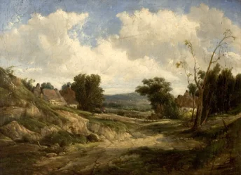 Landscape with Cottages