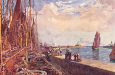 Lowestoft Harbour, Suffolk