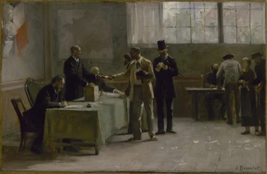 Sketch for the Town Hall of Les Lilas: Universal Suffrage