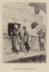 They visit the Pyramids