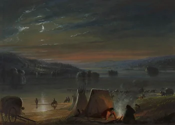 Crossing the River: Moonlight