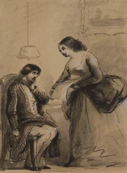 Harry, Dear. Only See What a Nice Silk I Have Bought