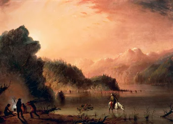 In the Rocky Mountains, ca 1838