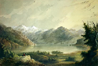 Lake Scene - Mountain of Winds