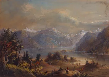 Lake Scene, Wind River Mountains